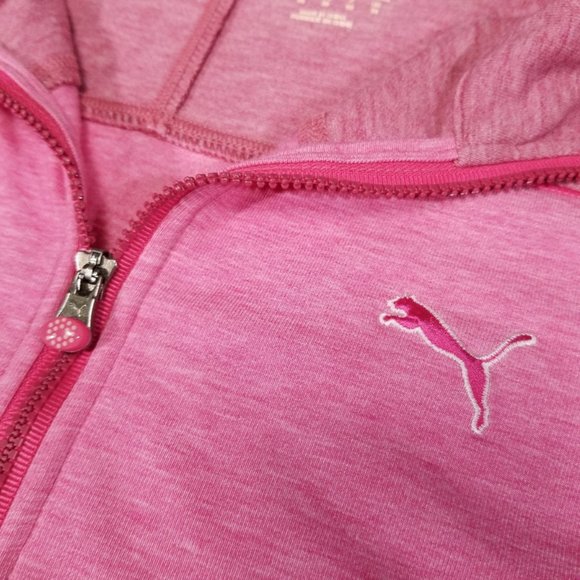 Puma Half-Zip Long Sleeve Sweatshirt w/ Thumbholes - Picture 4 of 12